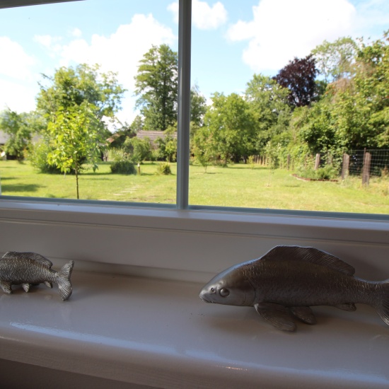 Ferienhaus »Bienenhaus« - Blick in den Garten