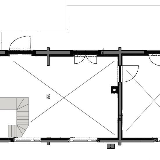 Ferienhaus »Scheune« - Grundriss offener Schlafboden