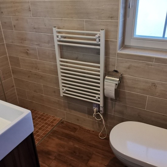 Ferienhaus Â»BienenhausÂ« - Ansicht des Bades