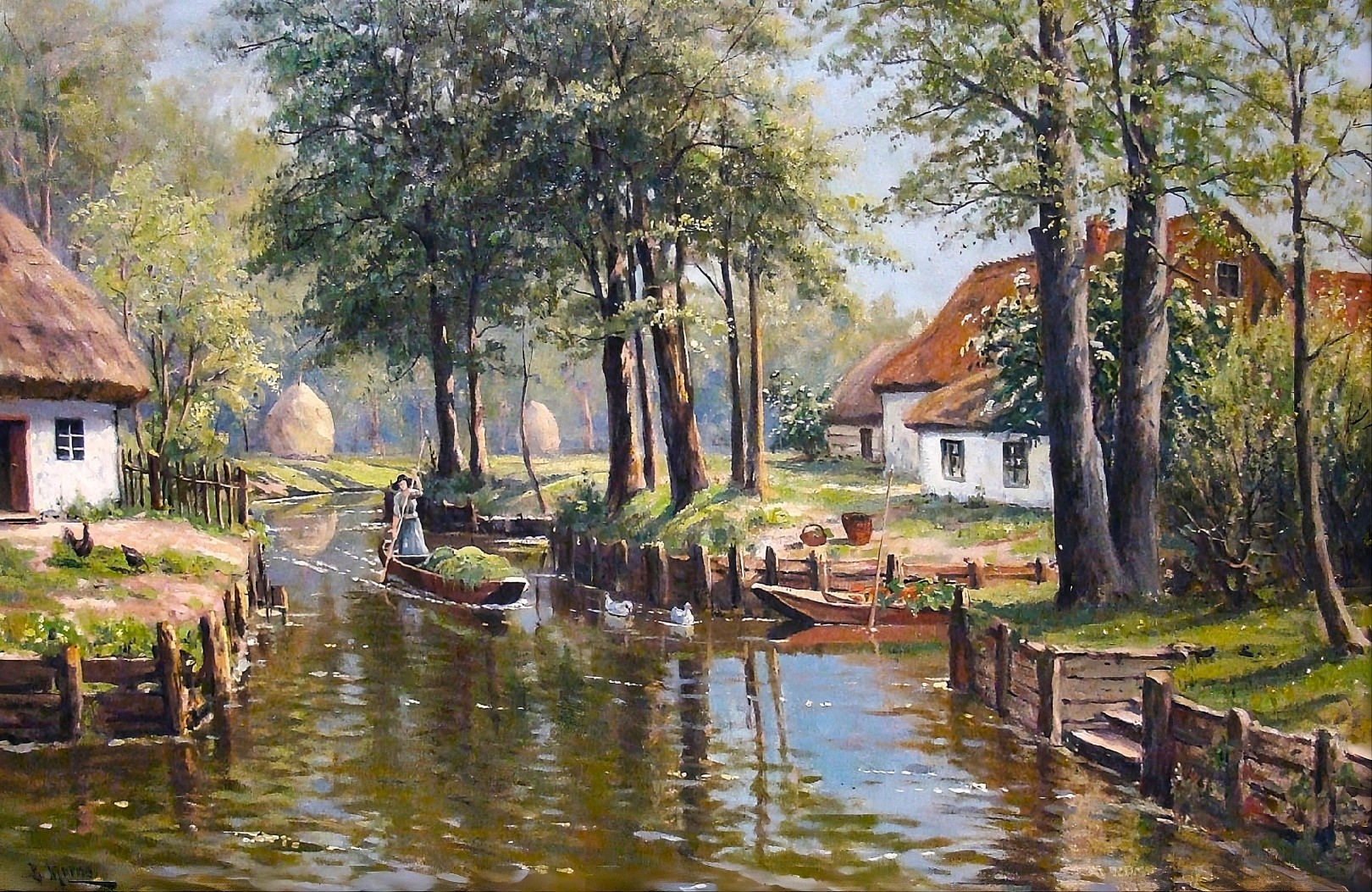 Bruno Moras – “Blick in den Spreewald” (Wikimedia Commons)